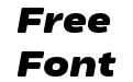 Amfibia Extra Bold Wide Italic Amfibia Extra Bold Wide Italic