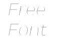 Amfibia Hairline Wide Italic Amfibia Hairline Wide Italic