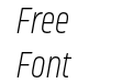 Amfibia Light Narrow Italic Amfibia Light Narrow Italic