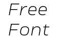 Amfibia Light Wide Italic Amfibia Light Wide Italic
