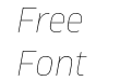 Amfibia Ultra Thin Italic Amfibia Ultra Thin Italic