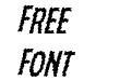 Ampire Staggered Italic Ampire Staggered Italic
