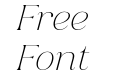 Anabae Light Italic Anabae Light Italic