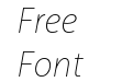 Anago Thin Italic Anago Thin Italic