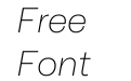 Another Grotesk W05 Thin Italic