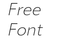 Apparat Extralight Italic Apparat Extralight Italic