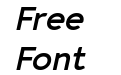 Aquawax Pro Trial Demi Bold Italic
