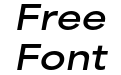 Area Extended Bold Italic