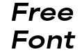 Area Extended Extra Bold Italic Area Extended Extra Bold Italic