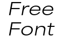 Area Extended Regular Italic Area Extended Regular Italic