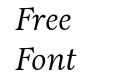 Aria TextG1 Italic