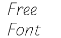 Arlette Light Italic Arlette Light Italic