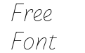 Arlette Thin Italic Arlette Thin Italic
