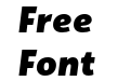 Aromo Black Italic Aromo Black Italic