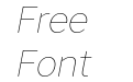 Artico Soft Thin Italic Artico Soft Thin Italic