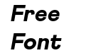Athletics Black Italic