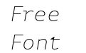 Attribute Text Thin Italic Attribute Text Thin Italic