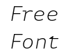 Attribute Text Xlight Italic
