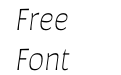 Auster Extra Light Italic