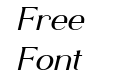 Avegas Royale Bold Italic