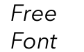 Avenir Next N for BBG Italic Avenir Next N for BBG Italic