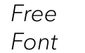 Avenir Next N for BBG Light Italic