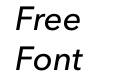 Avenir Next N for BBG Medium Italic Avenir Next N for BBG Medium Italic