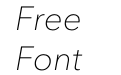 Avenir Next N for BBG Thin Italic Avenir Next N for BBG Thin Italic