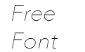 Avenir Next Ultra Light Italic Avenir Next Ultra Light Italic