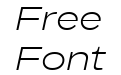 BD Megatoya Extended Light Italic BD Megatoya Extended Light Italic