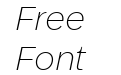 BD Megatoya Extra Light Italic BD Megatoya Extra Light Italic