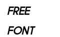 BOLDE Italic BOLDE Italic