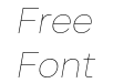 BR Sonoma W05 Thin Italic