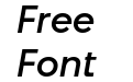 BT Beau Sans Medium Italic BT Beau Sans Medium Italic
