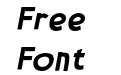 Backyard Hero Bold Italic Backyard Hero Bold Italic
