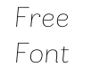 Bakewell W05 Thin Italic Bakewell W05 Thin Italic