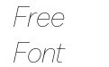 Balto Thin Italic