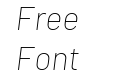 Barlow Thin Italic Barlow Thin Italic