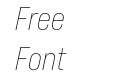 Bebas Neue Pro Semi Expanded Light Italic