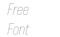 Bebas Neue Pro Thin Italic Bebas Neue Pro Thin Italic