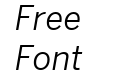 Benton Sans Book Italic Benton Sans Book Italic