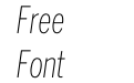 Benton Sans Compressed Extra Light Italic Benton Sans Compressed Extra Light Italic