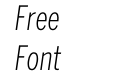 Benton Sans Compressed Light Italic Benton Sans Compressed Light Italic