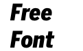 Benton Sans Condensed Black Italic Benton Sans Condensed Black Italic