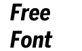 Benton Sans Condensed Bold Italic