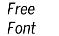 Benton Sans Condensed Italic Benton Sans Condensed Italic