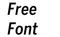 Benton Sans Condensed Medium Italic