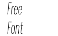 Benton Sans Extra Compressed Extra Light Italic