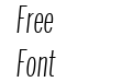 Benton Sans Extra Compressed Light Italic