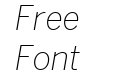 Benton Sans Extra Light Italic
